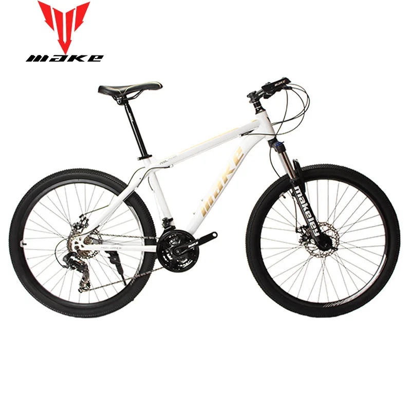 MAKE горный велосипед стальная рама 24 скорости Shimano 2" колеса механические дисковые тормоза MTB