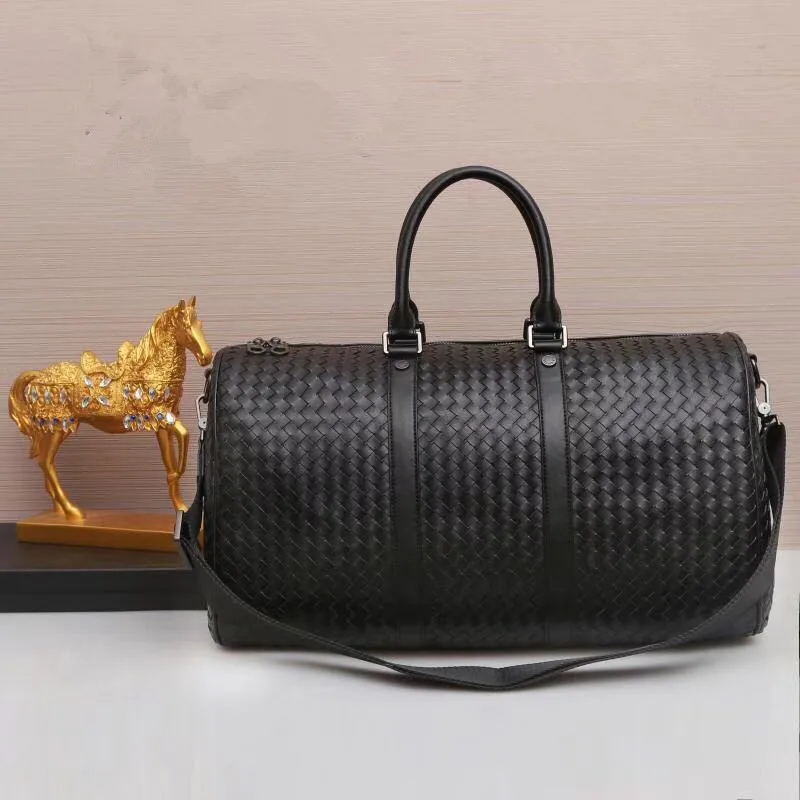 Kaisiludi кожаная тканая сумка мужская дорожная сумка для фитнеса сумка для покупок модная мужская и женская сумка