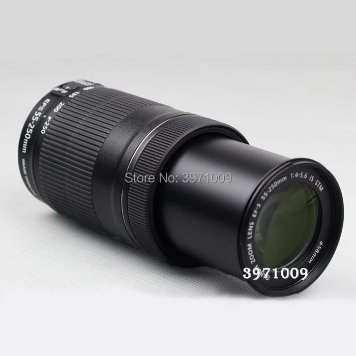 Подлинная для Canon EF-S 55-250 мм f/4-5,6 IS STM объектив для Canon 550D 600D 650D 700D 750D 760D 60D 70D 80D 7D T4 T5 T3i T4i T5i