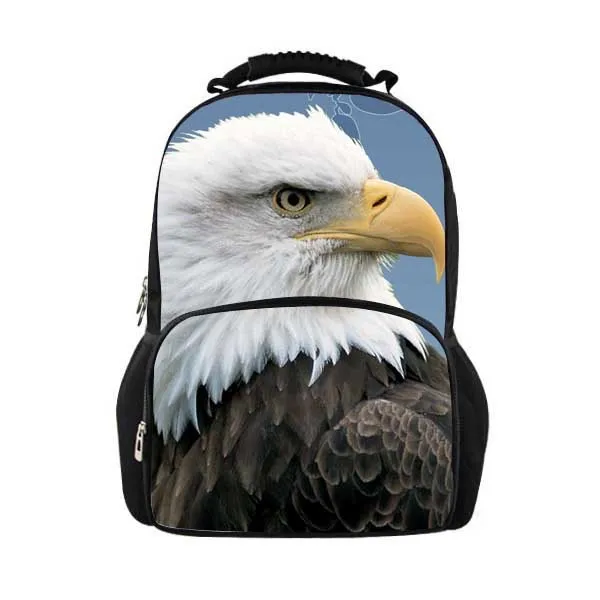

FORUDESIGNS new arrival owl school bags stylish printed schoolbag for high college animal bags for men bag mochila infantil gift