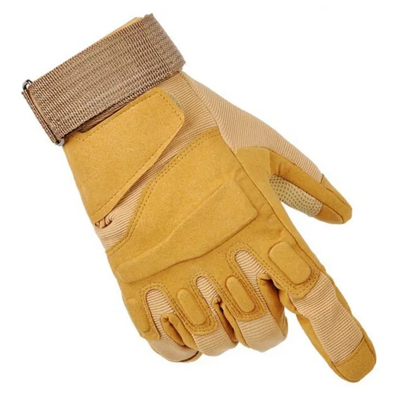Армейские тактические перчатки для мотогонок, спортивные перчатки на открытом воздухе с полными пальцами, Нескользящие варежки из углеродного волокна - Цвет: C