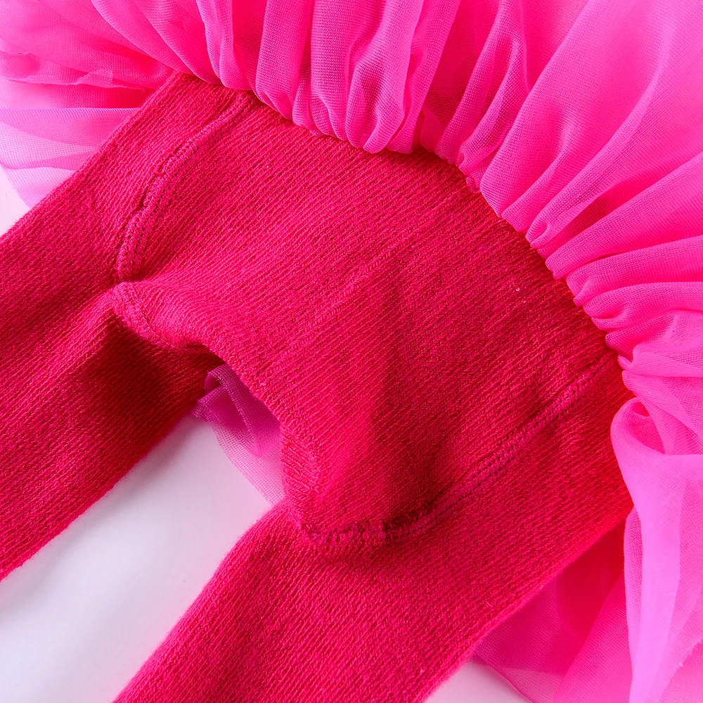 Колготки для маленьких девочек шифоновая юбка-пачка леггинсы для новорожденных фатиновая юбка