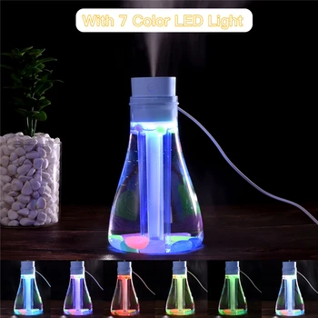 

DEKAXI 500ML Large Capacity Essential Oil Diffuser USB Air Humidifier Wish Bottle Design Humidifier Portable Kawaii Mist Sprayer