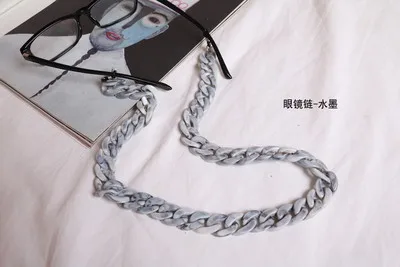 70 см Готовые Очки акриловые цепи шнур модный дизайн стиль шнурок для очков ремешок ожерелье для чтения очки аксессуары N089