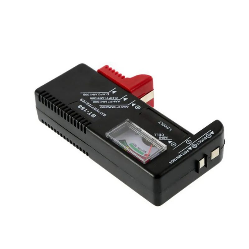 Универсальный BT168 цифровой тестер батареи Вольт проверки для AA AAA 9 В Кнопка несколько размеров батареи тестер напряжения измеритель инструменты