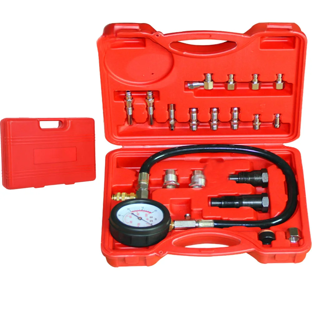

TU-15A Diesel Engine Compression Cylinder Pressure Tester Gauge Kit 1000 psi Tester Leakage Diagnostic Compressometer Gauge