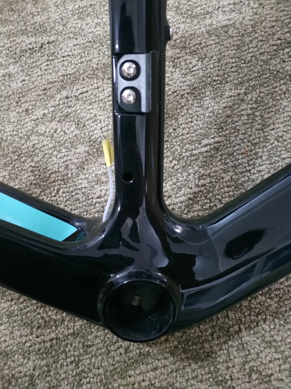 

50cm 53cm 55cm 57cm Black Green il carbonio strada frame bb386 ud glossy cadre carbone route 2018 road bike frame free shipping