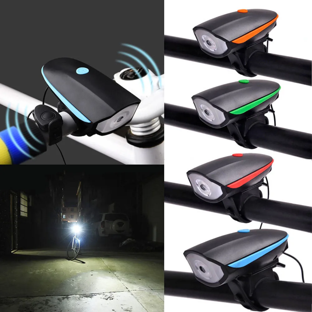 Buy USB Rechargeable 2 in 1 Bike Horn Lights 3 Light