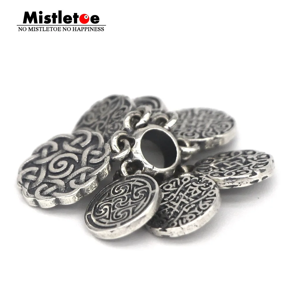 

Mistletoe 925 Sterling Silver (Big) Endless Spacer Charm Bead Fit European Bracelet Jewelry