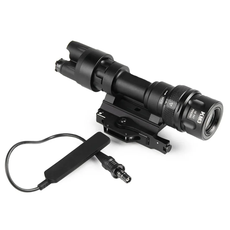 Тактический осветительный светильник Улучшенный M952 12 В светодиодный светильник 400 люменов с креплением QD M93 оружейный светильник для винтовки и SMG Белый выход