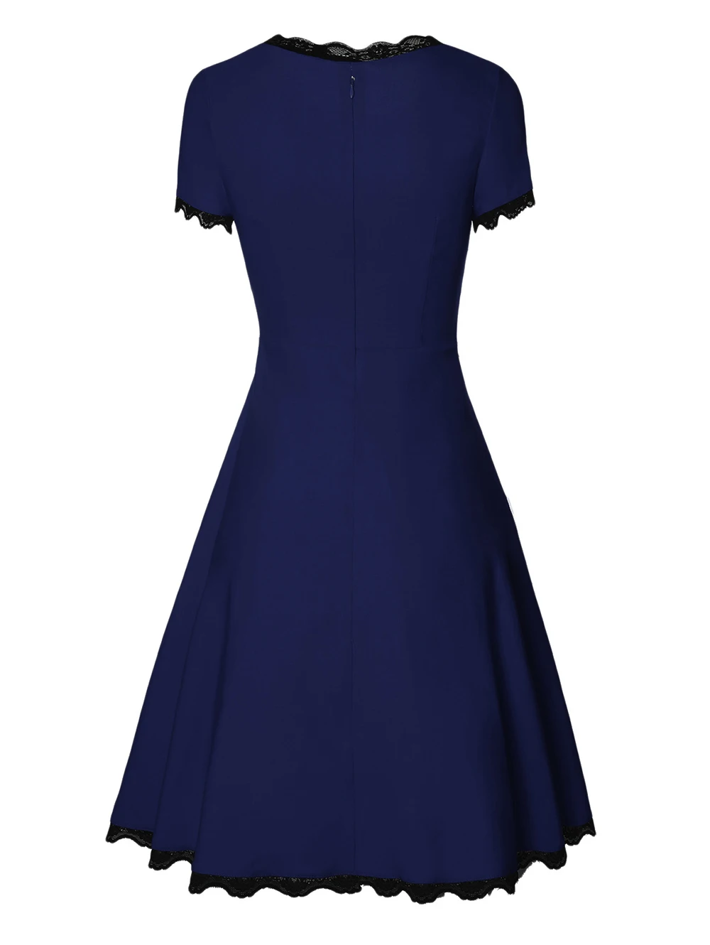 Kenancy, круглый вырез, Vestidos Mujer, короткие рукава, узкая талия, кружева, строчка, а-силуэт, Vestidos, женские модные летние платья
