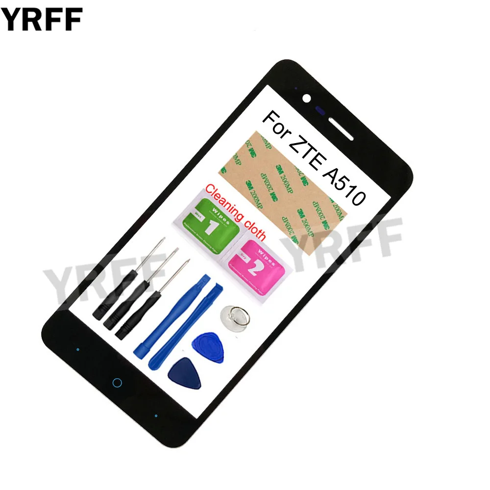 

Mobile Outer Glass For ZTE Blade A510 Front Glass Panel Replacement (No Touch Screen Digitizer Panel )