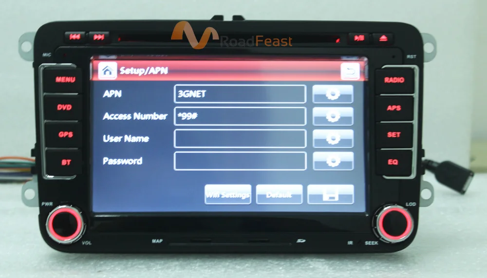 7inchs Car DVD for Volkswagen with Built-in Canbus 17