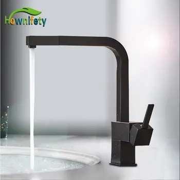 

Pull out Kitchen Faucet Rotation cold hot bathroom sink tap chrome ORB brushed nickel Polished single hole