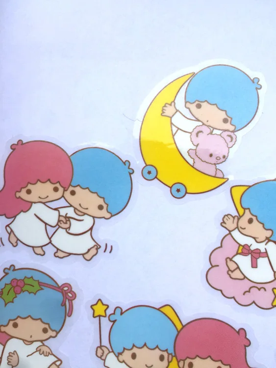 50 листов/серия little twin stars аниме Стикеры для книг стикеры чипсов stikers naklejki pack книги