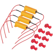 1/комплект одежды из 4 предметов, новая 4x50 Вт 6 Ом резистор для фиксации светодиодный лампы быстрая Hyper Flash поворотов