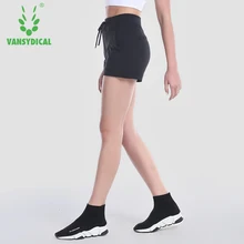 Vansydical женские шорты для йоги шорты для бега крутая женская спортивная одежда с высокой талией, для фитнеса короткие спортивные Леггинсы