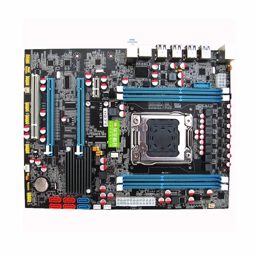 

X79 CPU Motherboard Socket LGA2011 REG ECC C2 Max Memory 32GB DDR3 4 Channels Support E5-2670 I7 Six And Eight Core CPU