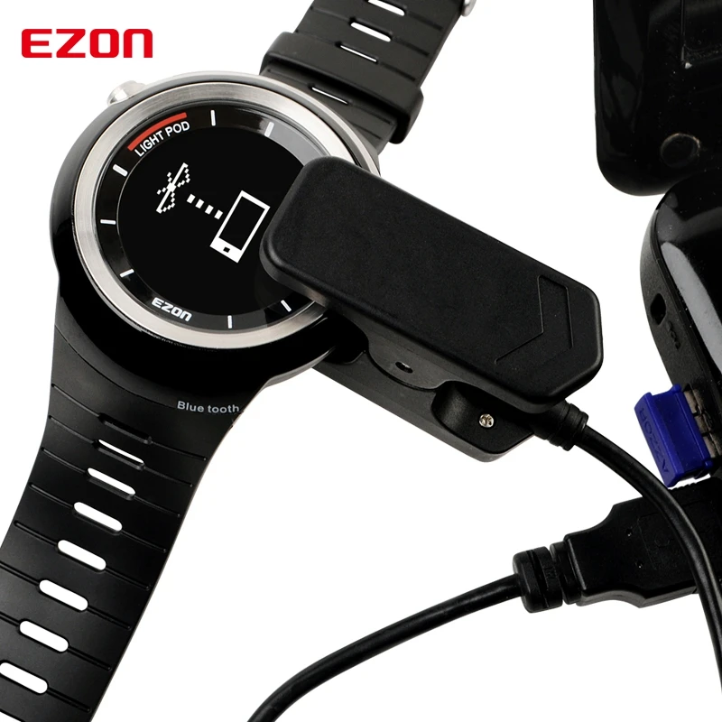 Ezon-cabo Usb Preto para Relógio Esportivo Original para T031 s2 g3 T907 T043