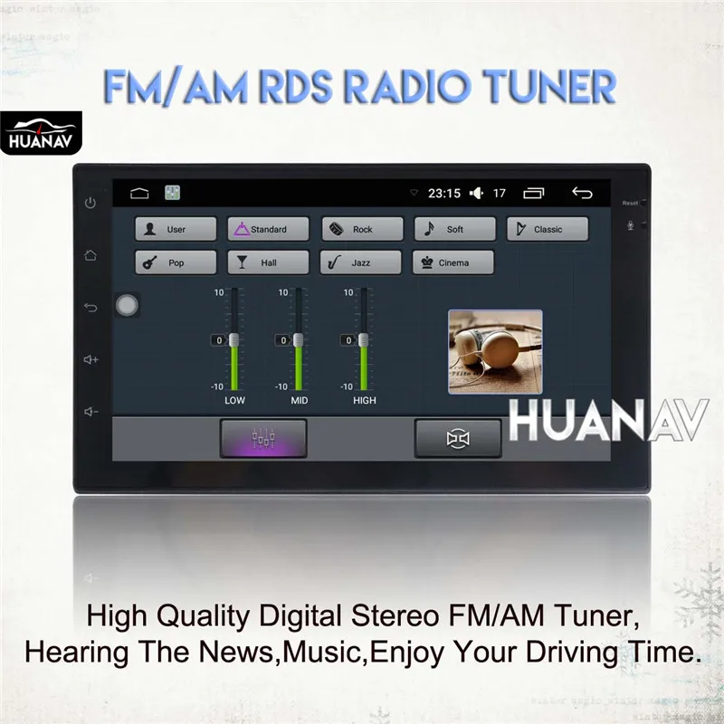 Top Universal Car radio Player GPS navigation for most car 2 din car radio GPS Android 6.0 7 INCH Multimedia Stereo Headunit 4