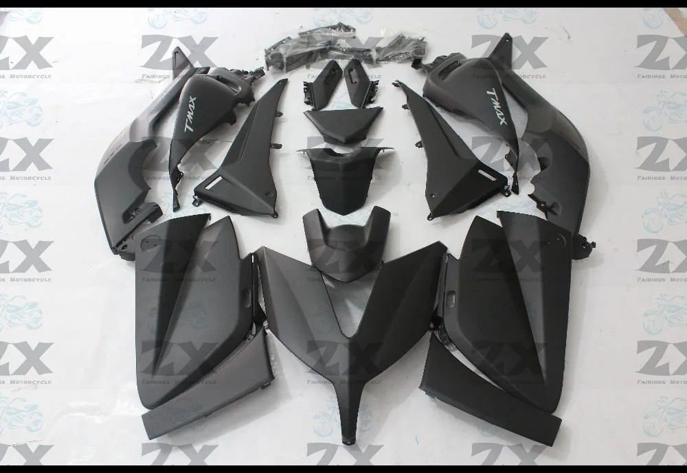

Complete Fairings For Yamaha TMAX 530 15 16 2015 2016T-Max ABS Plastic Kit Injection Motorcycle Fairing Flat Blacka Kit tmax530
