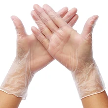 Медицинские одноразовые длинные латексные перчатки, оборудование для безопасности работы для домашней уборки, медицинские/пищевые/резиновые/садовые перчатки универсальные 100 шт
