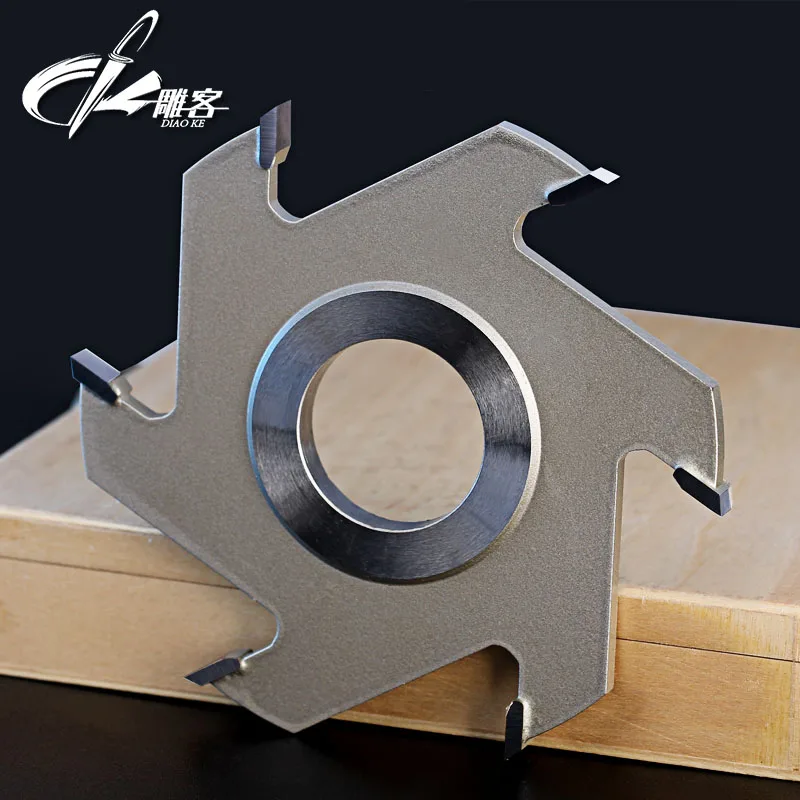 

1PCS High Quality 6 Flutes High Slot Cutter Woodworking Spindle Carbide Blade for Moulder Machine