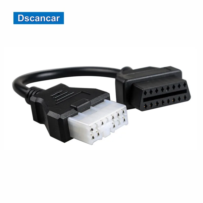 

For Mitsubishi 12pin OBD1 OBD2 Connector Adapter