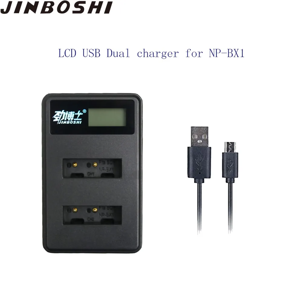 

Hot sale 1pcs NP-BX1 NP BX1 NPBX1 np bx1 LCD Display USB Dual Battery Charger for Sony DSC RX1 RX100 AS100V M3 M2 HX300