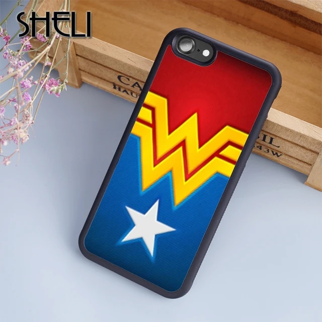 SHELI WONDERWOMAN SYMBOL Phone Case Cover For iPhone 5 6s 7 8 plus X XR XS max 11 Pro Samsung GalaxyS7edge S9 S10 |