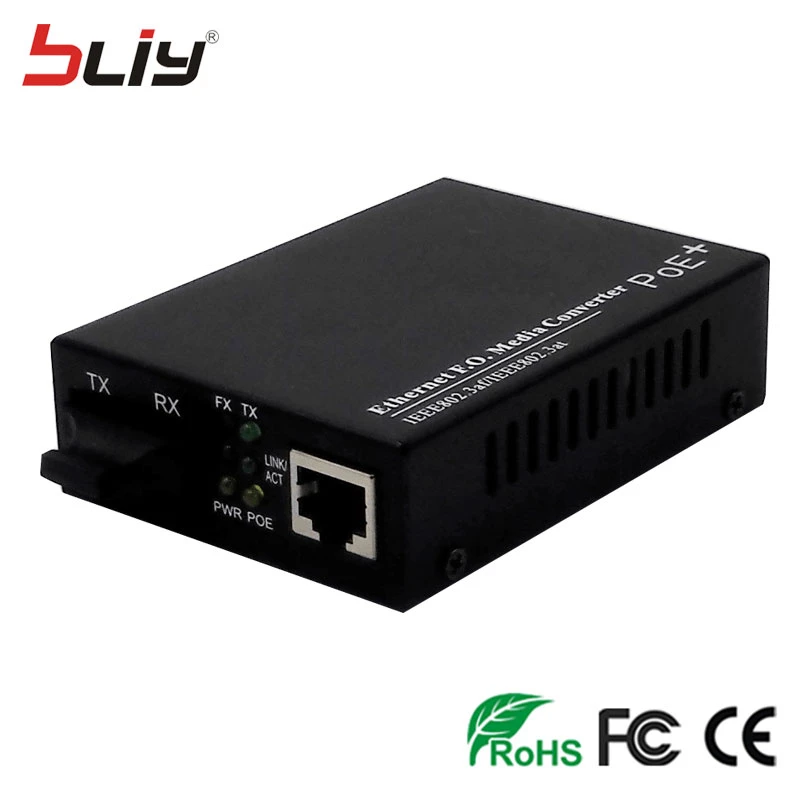 Desktop Poe Switch 2 Port 20km Single Mode Dual Fiber Power Over Ethernet Small Optical Fiber Media Converter With 1 Poe Port Media Converter Fiber Media Converteroptical Fiber Media Converter Aliexpress