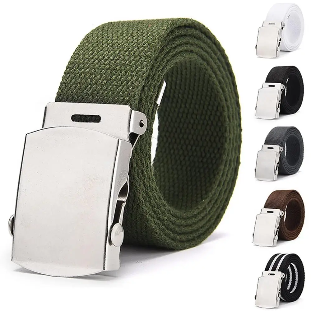 

Unisex Tactical Military Canvas Belt Military Men's Outdoor Training Belt