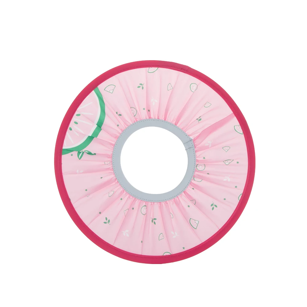 Безопасный шампунь против выпадения волос для малышей, шапочка для душа, защитная шапочка для купания, детское Мытье Ванны, защита для волос, шапочка для душа - Цвет: Розовый