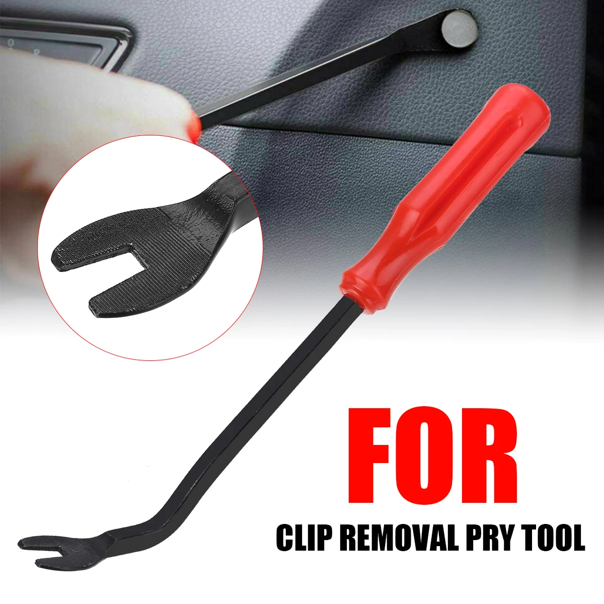 Universal 1pc Screwdriver Plastic Fastener Car Door Panel Nail Puller Interior Trim Panels Clip Tools Auto Interior Accessories