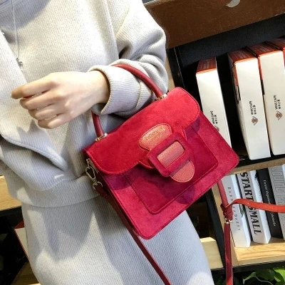 Новинка, женская сумка на плечо, бархатная сумочка, фирменный дизайн, роскошная, известный дизайнер, сумка через плечо, Bolsa Feminina, высокое качество - Цвет: Красный