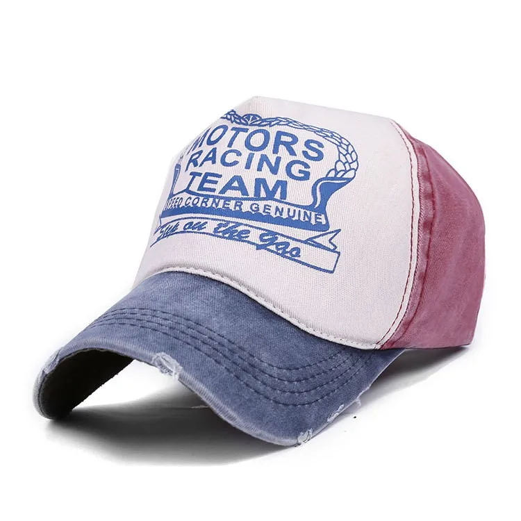 2016 Моды Хип-Хоп Спорт хлопок мотоциклов racing team cap ретро Бейсболки Chapeu Винтаж gorras planas Casquette шляпы