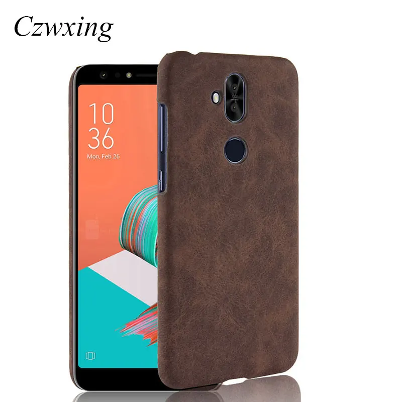 

For Asus Zenfone 5 Lite ZC600KL Case Luxury Retro PU Leather Hard Phone Case For Asus Zenfone 5 Lite ZC600KL X017D ZC 600KL