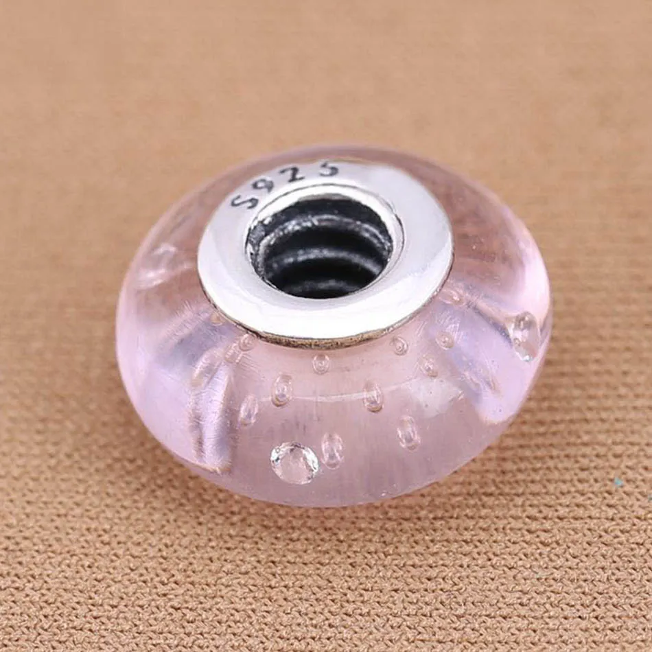pandora charm vetro rosa pandora charm vetro rosa
