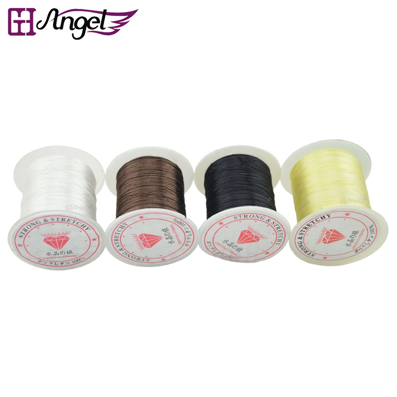 

1000 rolls/spools 0.8mm*10m Stretchy Elastic Crystal String Beading Cord Thread Wire Thread Jewelry Making Hair Braiding