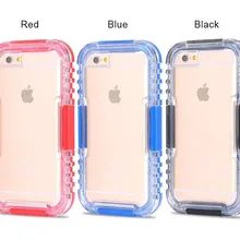 Водонепроницаемый плавание, дайвинг водонепроницаемый чехол для iphone6/6s прозрачная Защитная передняя и задняя крышка PC+ TPU