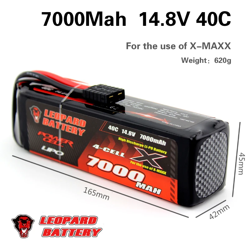 2 шт. Леопардовый Lipo аккумулятор 4S 7000 мАч 14 8 в 60C для 1/5 автомобиля 1/8 RC автомобиль
