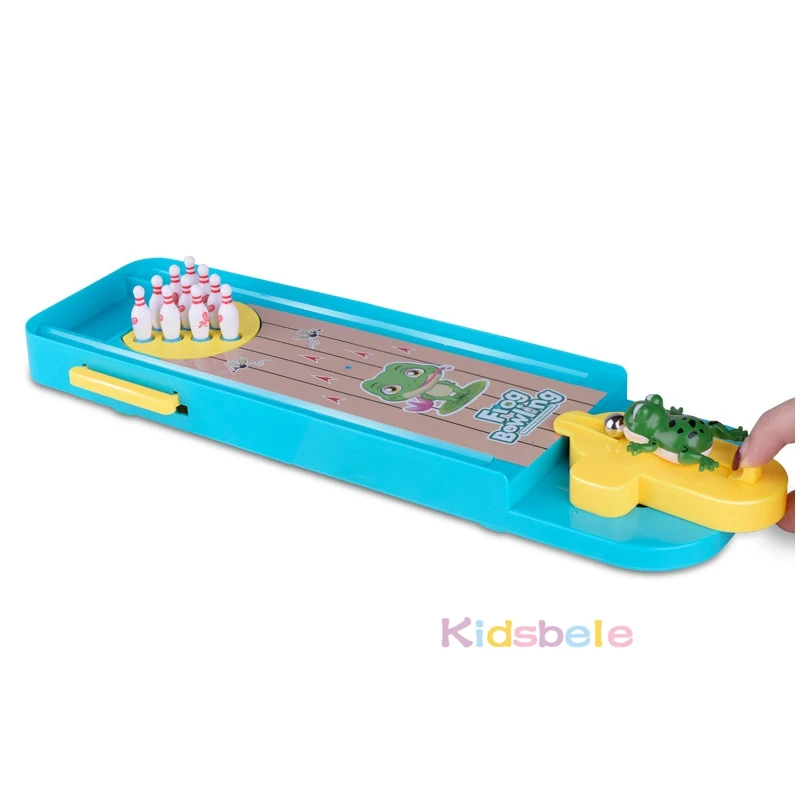 Jogo de Boliche Jogo de Esportes Presente para Crianças Mini Desktop Brinquedo Engraçado Interior Pai-criança Interativo Mesa Boliche Educacional 4 Brinquedos e hobbies