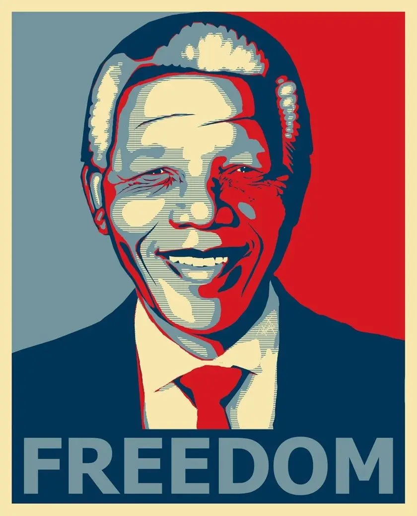 

Nelson Mandela Great Men Silk Poster Art Bedroom Decoration 1716