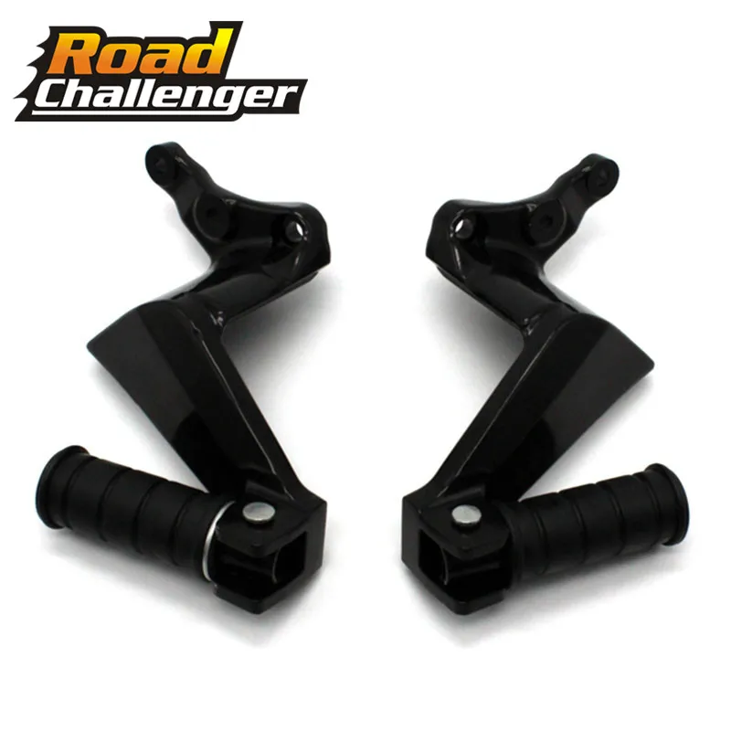 

Motorcycle passenger pegs Footpeg Mount Bracket Rear Black For 2017 Victory Octane