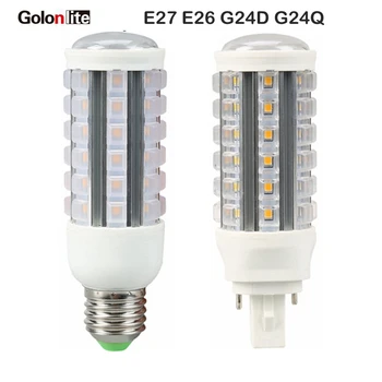 

Golonlite led 4pin cfl replacement G24q-3 led lamp 11W 9W 7W 5W g24d-3 g24q E27 E26 G23 base G24 LED bulb CE 100-277VAC White