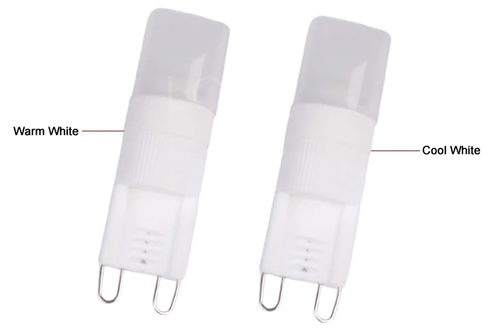 

NEW G9 1W Ceramic LED Bulb Light Energy Saving Lamp Crystal Chandelier Lamp 220V Warm White/Cool White