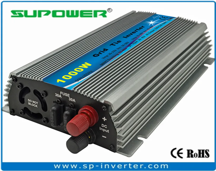 120V AC output Solar Grid Tie Inverter 1000W Indoor Design-in Inverters