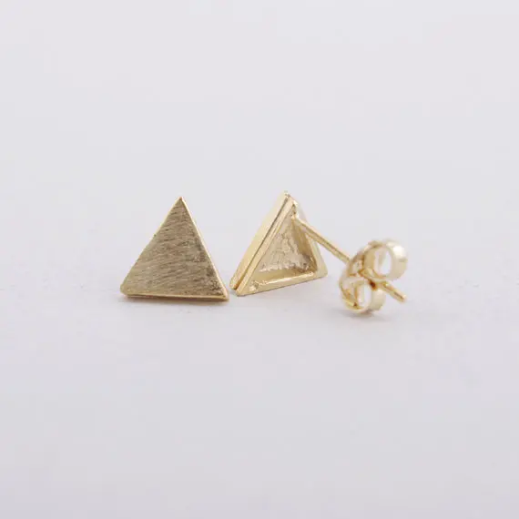 Shuangshuo  Fashion Geometry Earrings for Women Samll Geometric Traingle Stud Earings Wholesale Jewelry  Vintage Earrings