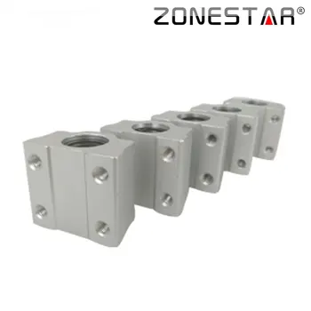 

ZONESTAR 1PCS SCS8LUU 8mm Linear axis Ball Bearing block, Lengthen Bearing pillow Bolck Linear unit for CNC Zonestar
