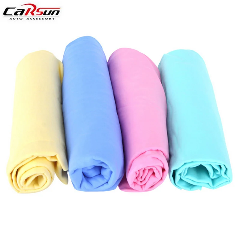 Premium Shammy Cloth For Car Drying - 2pk(26"x17") - Super Absorbent Synthetic